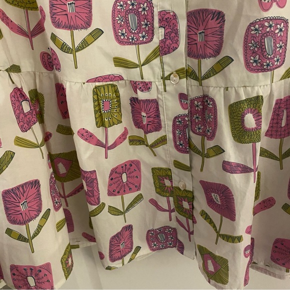 Entro Pink and Green Patterned Dress - Picture 7 of 10